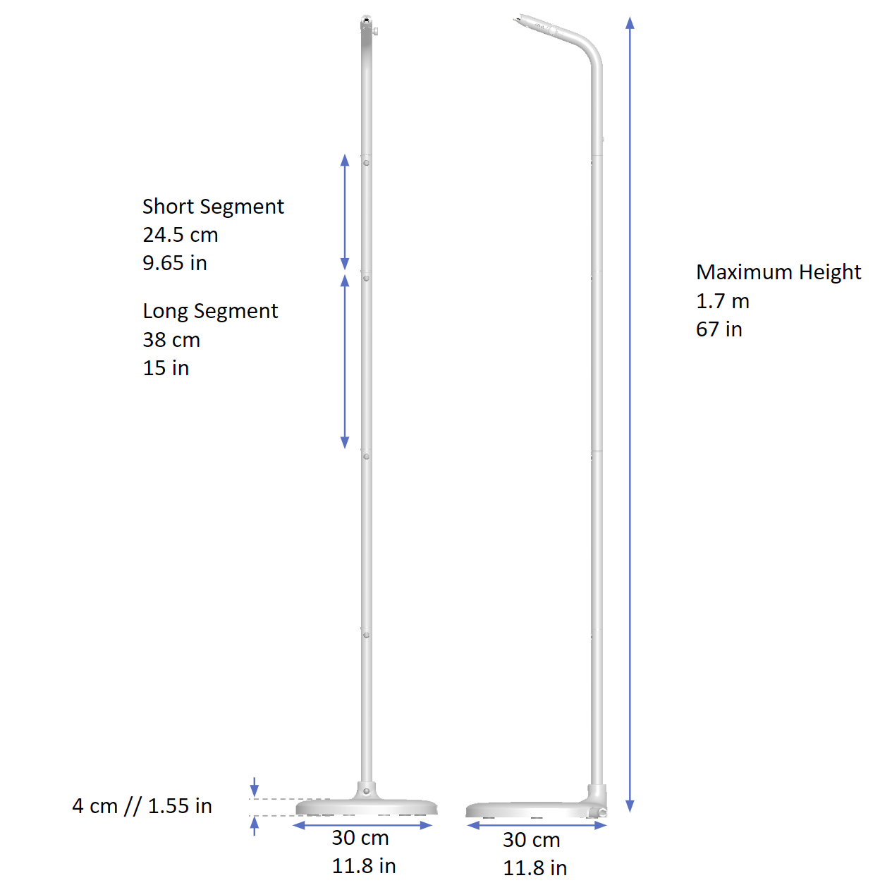 Nanit mounting hot sale options