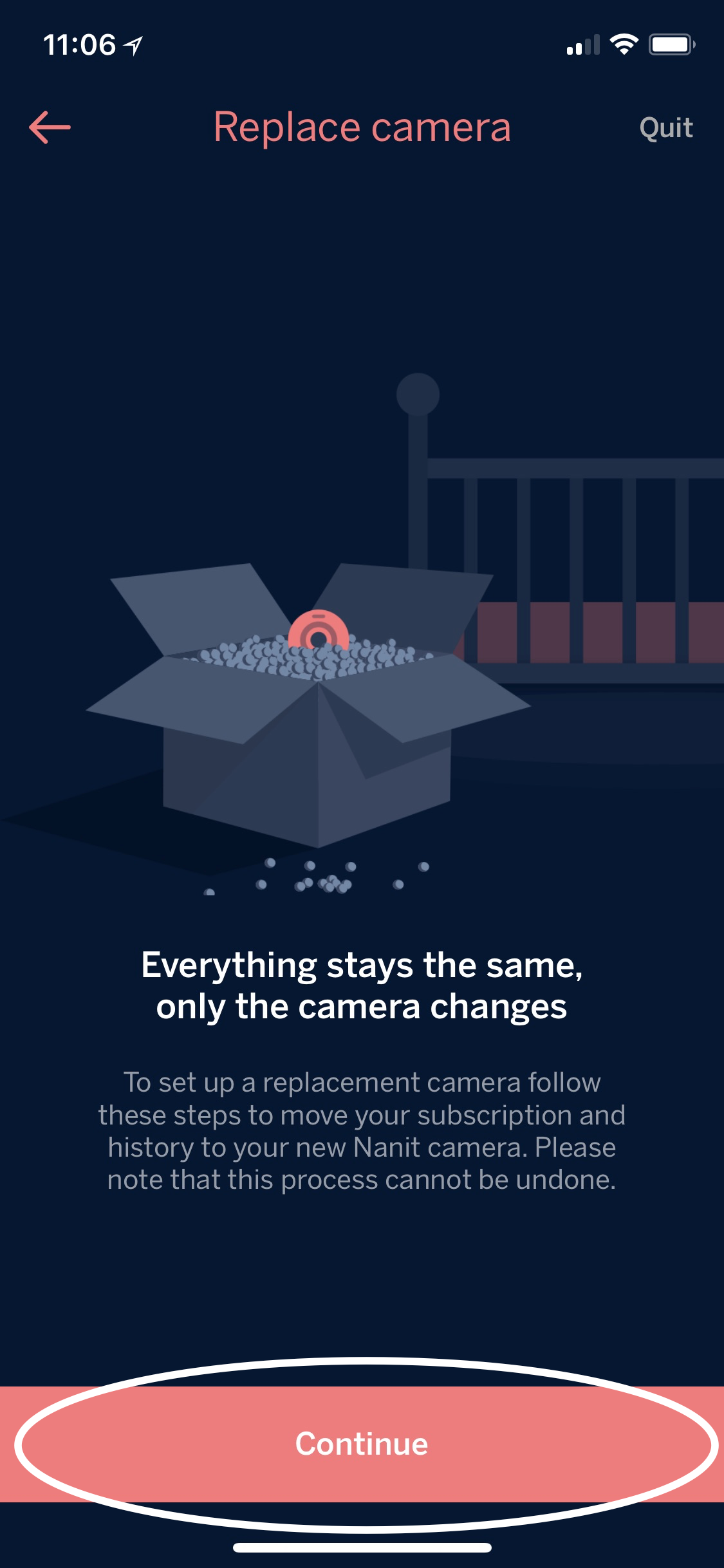 How to Replace your Nanit camera with another Nanit camera Nanit Support