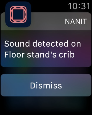 How does Nanit work with Apple Watch 